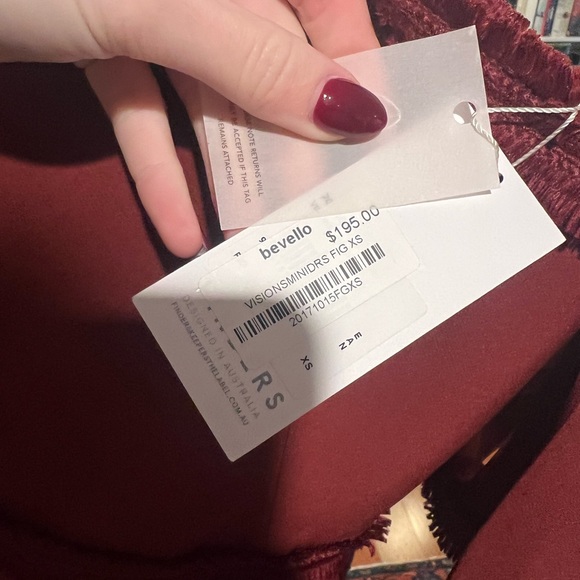 NWT Fringe Off-the-Shoulder Dress - Picture 4 of 6